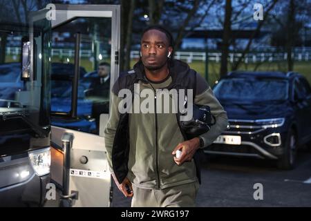 Carlisle, Regno Unito. 12 marzo 2024. Devante Cole di Barnsley arriva durante la partita di Sky Bet League 1 Carlisle United vs Barnsley a Brunton Park, Carlisle, Regno Unito, 12 marzo 2024 (foto di Mark Cosgrove/News Images) a Carlisle, Regno Unito, il 3/12/2024. (Foto di Mark Cosgrove/News Images/Sipa USA) credito: SIPA USA/Alamy Live News Foto Stock