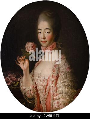 Principessa Marie Jos&#xe9;phine di Savoia (1753-1810), Contessa di Provenza. Si trova nella Collezione della Mus&#xe9;e des beaux-Arts d'Agen. Foto Stock