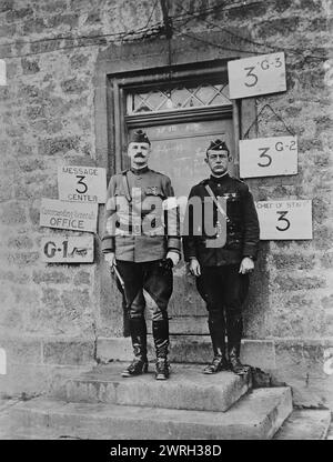 Gen. Campbell King, 30 novembre 1918. Generale di brigata Campbell King (1871-1953) che prestò servizio nella prima guerra mondiale, a Junglinster, Lussemburgo, 30 novembre 1918. Foto Stock