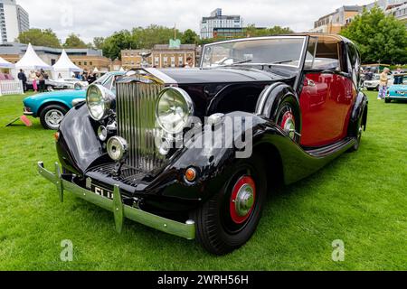 Rolls Royce Wraith al London Concours Classic Car Show Foto Stock