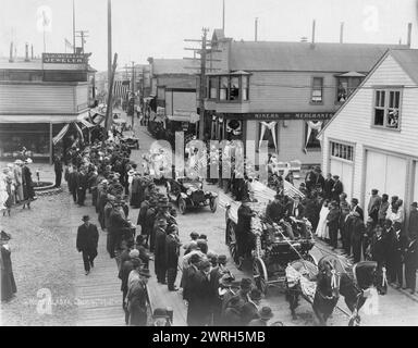 4 luglio parata, 1915. Foto Stock
