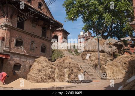 KATHMANDU, NEPAL - 06 NOVEMBRE 2006: La strada di Patan, Kathmandu, Nepal. Foto Stock