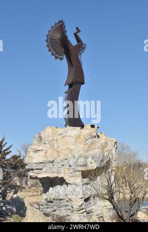 Custode delle pianure a Wichita, Kansas Foto Stock