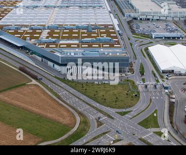 Stabilimento Mercedes-Benz Sindelfingen, Gate 5, dove Factory 56 produce i primi modelli elettrici EQ e robo-taxi oltre a tre varianti del Foto Stock