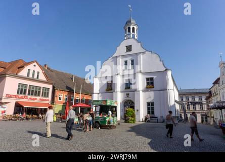 Municipio nella città vecchia di Wolgast il 12/09/2016 Foto Stock