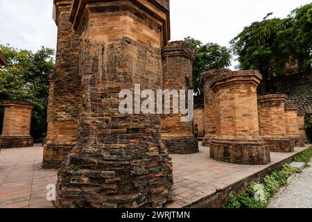 Le Cham Towers di po Nagar a Nha Trang Vietnam Foto Stock