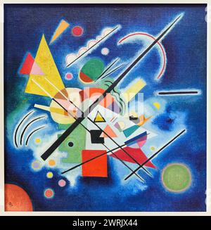 “Blue Painting (Blaues Bild)”, 1924, Vasily Kandinsky (B. 1866, Mosca; d. 1944, Neuilly-sur-Seine, Francia), museo Foto Stock