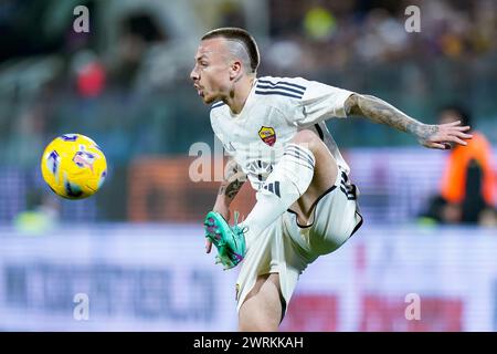 Angelino della AS Roma durante la partita di serie A TIM tra ACF Fiorentina e AS Roma allo Stadio Artemio Franchi il 10 marzo 2024 a Firenze. Foto Stock