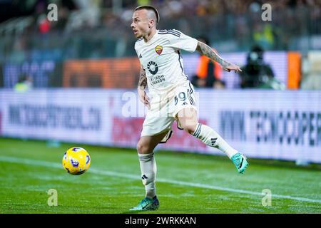 Angelino, durante la partita di serie A TIM tra ACF Fiorentina e AS Roma allo Stadio Artemio Franchi il 10 marzo 2024 a Firenze. Foto Stock