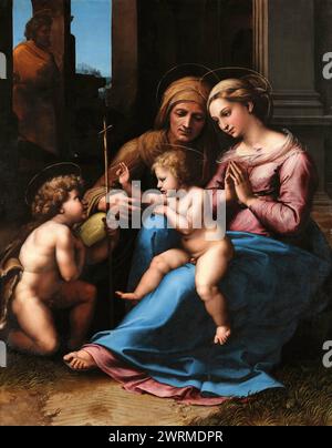 Raffaello Sanzio da Urbino) Raffaello (Raffaello Santi – la Madonna del Divino amore 1516 Foto Stock