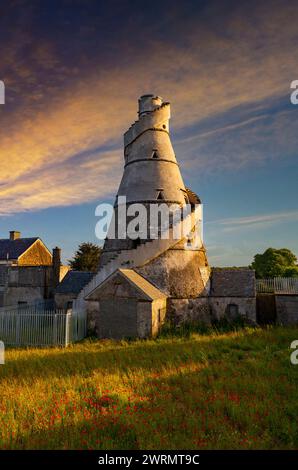 Il meraviglioso granaio extra-ordinario sul Castletown demesne, nella contea di Kildare, in Irlanda, un progetto filantropico costruito durante la carestia del 1740-41 Foto Stock