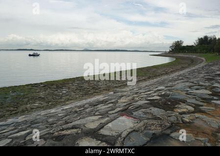 Changi Bay Point dal Changi Bay Park Connector a Changi, Singapore Foto Stock
