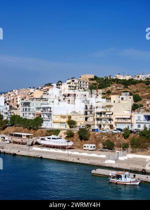 Paesaggio urbano di Sitia, regione di Lasithi, Creta, Isole greche, Grecia, Europa Copyright: KarolxKozlowski 1245-2702 Foto Stock