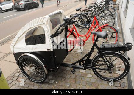 Copenhagen, Danimarca /13 marzo 2024/Made in Denmark bike chrisiansia bikes . Foto.Francis Joseph Dean/Dean Pictures Foto Stock