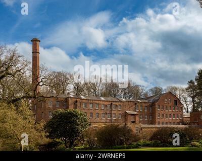Cava Bank Mill. Wilmslow, Cheshire. REGNO UNITO Foto Stock