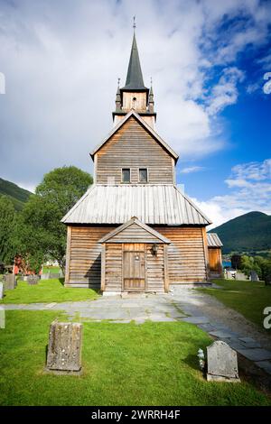 Kaupanger Stave Church, Norvegia Foto Stock