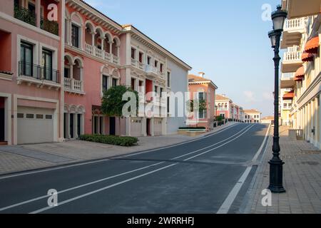 Pearl Qatar - Appartamento di lusso Qanat Quartier a Pearl, Qatar. Foto Stock