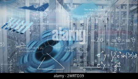 Il progetto città metaversa digitale mette in evidenza le connessioni aziendali globali in un mondo basato sui dati. Foto Stock