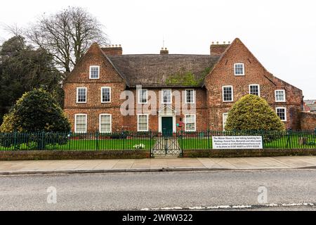 Alford, Lincolnshire, Regno Unito, Inghilterra, Alford Regno Unito, Alford Village, Village, Villages, Alford Lincolnshire, Alford Manor House, casa padronale, edificio, Foto Stock