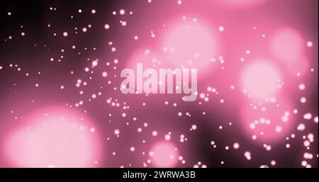 Immagine di arie su sfondo rosso con punti Foto Stock