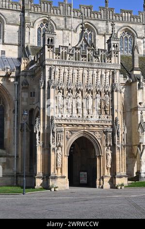 Cattedrale di Gloucester, College Green, Gloucester Foto Stock