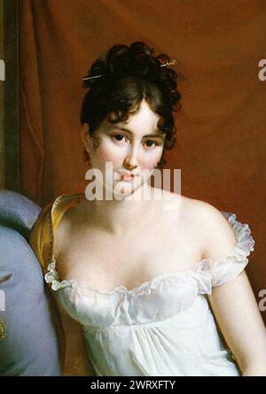 Juliette Récamier Jeanne Francesca Julie Adélaida Récamier (1777 - 1849), nota come Juliette, una socialite francese. Foto Stock