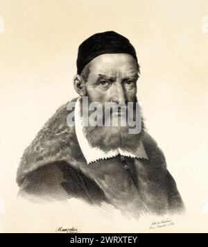 1500 CA , ITALIA : il celebre pittore rinascimentale italiano Jacopo Palma il Vecchio ( 1480 ca – 1528 ) nato Jacomo Nigretti de Lavalle . Suo pronipote fu il pittore Palma il giovane (' Palma il giovane , 1548 ca - 1628 ). Ritratto di Mauzaisse , pubblicato dalla litografia di Chabert , Parigi , XIX secolo .- IACOPO - il Vecchio - RITRATTO - RITRATTO - ARTE - ARTI VISIVE - ARTI VISIVE - PITTORE - incisione - illustrazione - illustratore - RINASCIMENTO - barba --- ARCHIVIO GBB Foto Stock