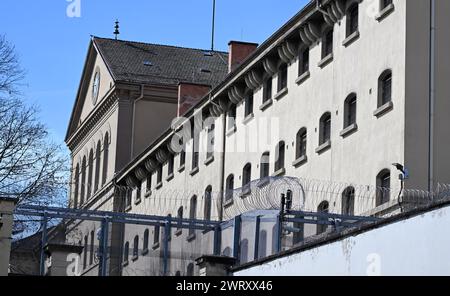 Rottenburg am Neckar, Germania. 14 marzo 2024. La prigione di Rottenburg am Neckar (JVA). Crediti: Bernd Weißbrod/dpa/Alamy Live News Foto Stock