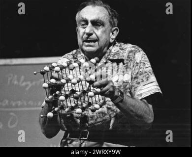 EDWARD TELLER (1908-2003) fisico teorico ungherese-americano, docente presso il Miami-Dade Community College nel 1979 Foto Stock