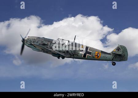 Messerschmitt Bf 109E sopra Washington USA Foto Stock