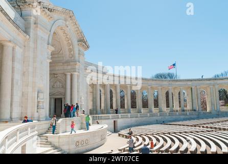 Arlington National Cemetery, United States National Cemetery System nella contea di Arlington, Virginia, USA Foto Stock