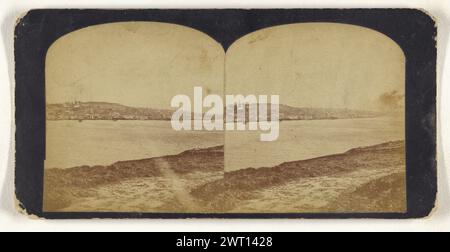 Halifax, nuova Scozia, da George's Island. William Notman, fotografo (canadese, nato in Scozia, 1826 - 1891) intorno al 1870 Foto Stock