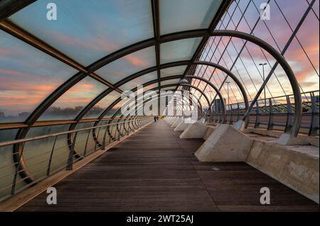 Third Millennium Bridge 2008 - Expo Zaragoza, Saragozza, Spagna, Foto Stock