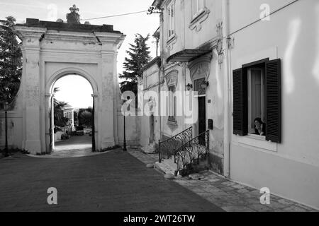 Una veduta esterna del complesso monumentale del Belvedere di San Leucio, nei pressi di Caserta, voluta da Carlo di Borbone, re di Napoli Foto Stock