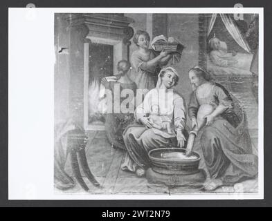 Abruzzo Teramo Teramo S. Agostino3. Hutzel, Max 1960-1990 Vista della facciata barocca costruita nel XIX secolo. Le vedute generali dell'interno includono: Un organo, una cupola, un pulpito, due altari laterali in pietra, confessionali e dipinti murali. La copertura incarna l'altare maggiore (XVI secolo) che è in argento e raffigura una scena dell'ultima cena. Nell'Oratorio si trovano affreschi dei quattro evangelisti nei pennacchi a cupola, un affresco sul soffitto e dipinti murali. Il fotografo e studioso tedesco Max Hutzel (1911-1988) fotografò in Italia dai primi anni '1960 fino alla sua morte. Il risultato di questo progetto Foto Stock