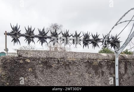 Protezione della proprietà. Foto Stock