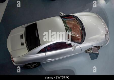 MG TF GT Coupé - il prototipo di quello che sarebbe diventato il V6 MG F Coupé, ora in mostra al British Motor Museum Foto Stock