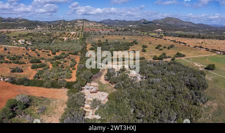 Sito archeologico Hospitalet Vell, Maiorca, Isole Baleari, Spagna Foto Stock