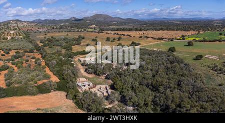 Sito archeologico Hospitalet Vell, Maiorca, Isole Baleari, Spagna Foto Stock