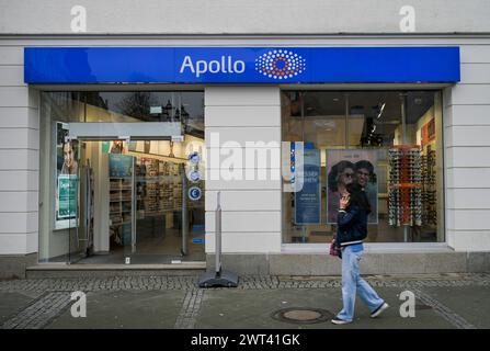 Apollo Optik, Wilmersdorfer Straße, Charlottenburg, Berlino, Germania Foto Stock