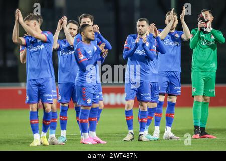 Utrecht, Paesi Bassi. 15 marzo 2024. UTRECHT, 15-03-2024, Zoudenbalch, Keuken Kampioen Divisie, calcio olandese, stagione 2023/2024, durante la partita Jong Utrecht - Emmen, credito: Pro Shots/Alamy Live News Foto Stock