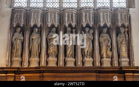 Chiesa Universitaria di Santa Maria Vergine (St Mary's o SMV), Oxford, Inghilterra Foto Stock