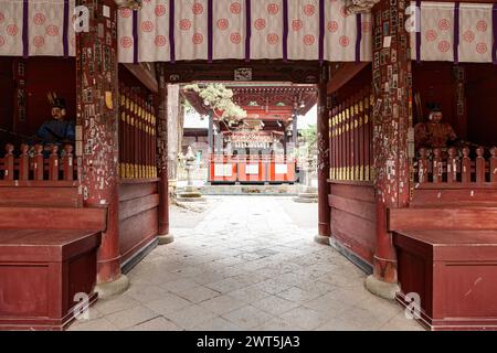 Kitaguchi Hongu Fuji Sengen Shrine, Mt. Fuji, Fujiyoshida City, Yamanashi, Giappone, Asia orientale, Asia Foto Stock