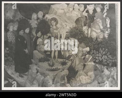 Marce Pesaro e Urbino Urbino Oratorio di S. Giovanni Battista1. Hutzel, Max 1960-1990 Post-medievale: Architettura del XIV secolo con una facciata moderna, neogotica; affreschi. Il fotografo e studioso tedesco Max Hutzel (1911-1988) fotografò in Italia dai primi anni '1960 fino alla sua morte. Il risultato di questo progetto, citato da Hutzel come foto Arte minore, è un'accurata documentazione dello sviluppo storico dell'arte in Italia fino al XVIII secolo, che comprende oggetti degli Etruschi e dei Romani, nonché monumenti altomedievali, romanici, gotici, rinascimentali e barocchi. Le immagini sono orga Foto Stock