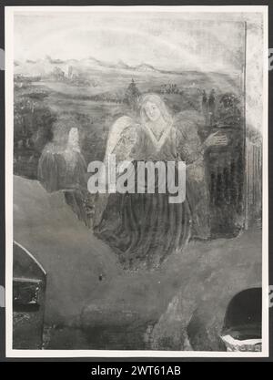 Marce Pesaro e Urbino Urbino Oratorio di S. Giovanni Battista1. Hutzel, Max 1960-1990 Post-medievale: Architettura del XIV secolo con una facciata moderna, neogotica; affreschi. Il fotografo e studioso tedesco Max Hutzel (1911-1988) fotografò in Italia dai primi anni '1960 fino alla sua morte. Il risultato di questo progetto, citato da Hutzel come foto Arte minore, è un'accurata documentazione dello sviluppo storico dell'arte in Italia fino al XVIII secolo, che comprende oggetti degli Etruschi e dei Romani, nonché monumenti altomedievali, romanici, gotici, rinascimentali e barocchi. Le immagini sono orga Foto Stock