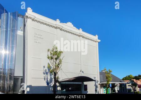 New Plymouth nuova Zelanda - febbraio 29 2024; Editorial-New-Plymouth-City Buildings and Architecture. Foto Stock