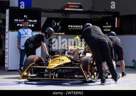 25 VERGNE Jean-Eric (fra), DS Penske, DS e-Tense FE23, azione durante l'ePrix di San Paolo 2024, 3° incontro del Campionato Mondiale ABB FIA Formula e 2023-24, sul circuito di San Paolo dal 24 al 26 marzo 2024 a San Paolo, Brasile - Photo Julien Delfosse / DPPI Foto Stock