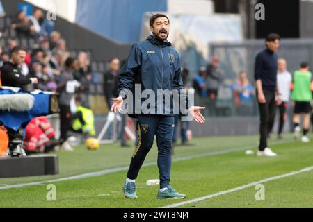 Udine, Italia. 16 marzo 2024. Foto Andrea Bressanutti/LaPresse - 16 marzo 2024 Udine, Italia - Sport, calcio - Udinese vs Torino FC - Campionato italiano di calcio serie A TIM 2023/2024 - Stadio Bluenergy. Nella foto: paro matteo Photo Andrea Bressanutti/LaPresse -16 marzo 2024 Udine, Italia - Sport, calcio - Udinese vs Torino FC - Campionato Italiano di calcio 2023/2024 - Stadio Bluenergy. Nella foto: paro matteo credito: LaPresse/Alamy Live News Foto Stock