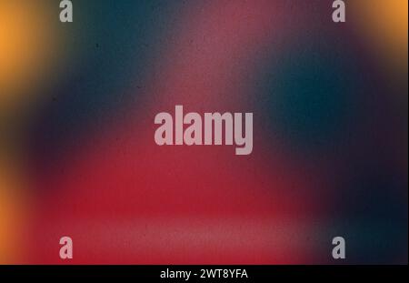 Sfondo sfumato astratto con colori arcobaleno brillanti. Sagoma per striscioni colorate uniforme. Texture acquerello per biglietti, volantini e poster. Foto Stock
