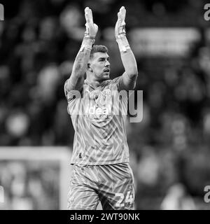 West Bromwich, Regno Unito. 16 marzo 2024. Durante l'EFL Sky Bet Championship match tra West Bromwich Albion e Bristol City agli Hawthorns di West Bromwich, Inghilterra, il 16 marzo 2024. Foto di Stuart Leggett. Solo per uso editoriale, licenza richiesta per uso commerciale. Non utilizzare in scommesse, giochi o pubblicazioni di singoli club/campionato/giocatori. Crediti: UK Sports Pics Ltd/Alamy Live News Foto Stock